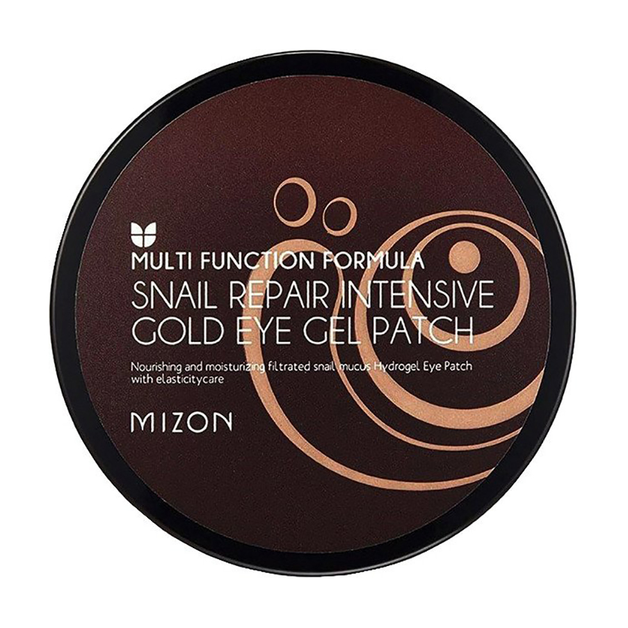 Гідрогелеві патчі для очей Mizon Snail Repair Intensive Gold Eye Gel Patch з равликовим муцином та колоїдним золотом, 60 шт